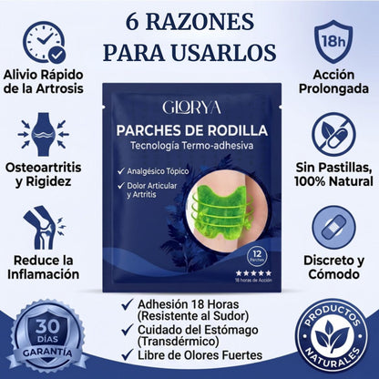 2+1 GRATIS — Parches Glorya™ para el dolor de Rodilla