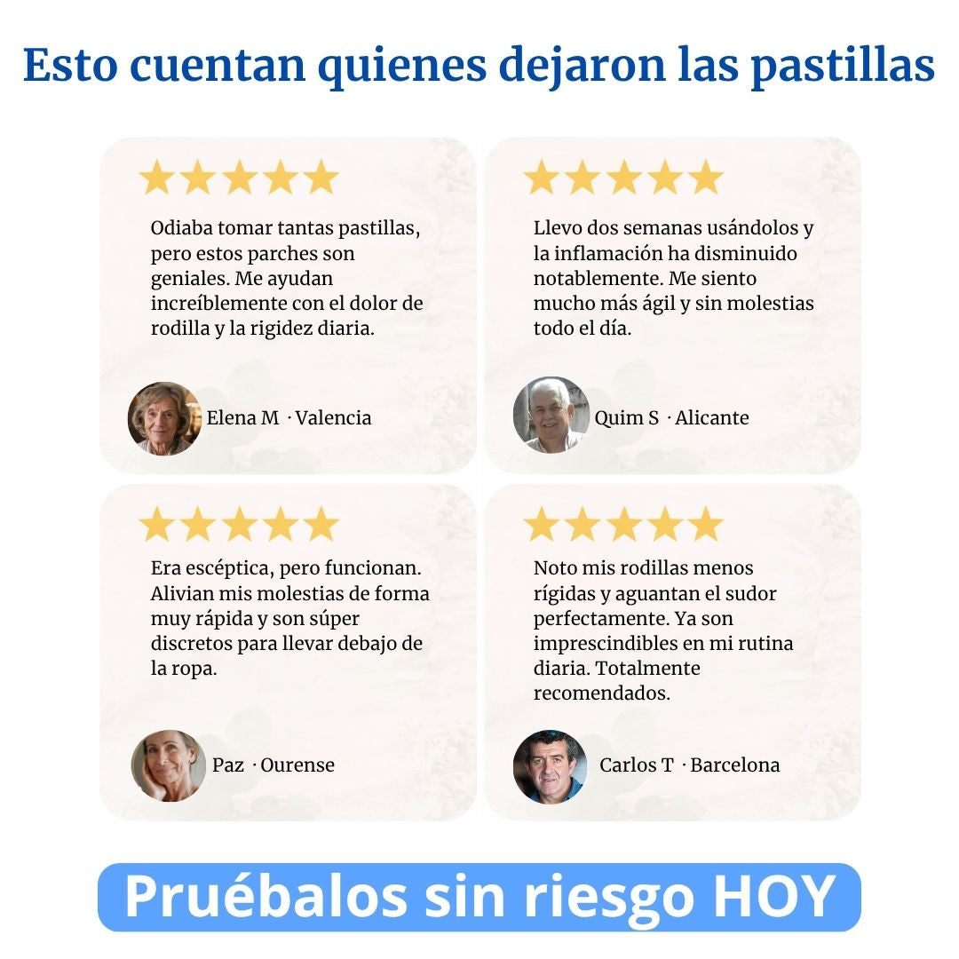 2+1 GRATIS — Parches Glorya™ para el dolor de Rodilla